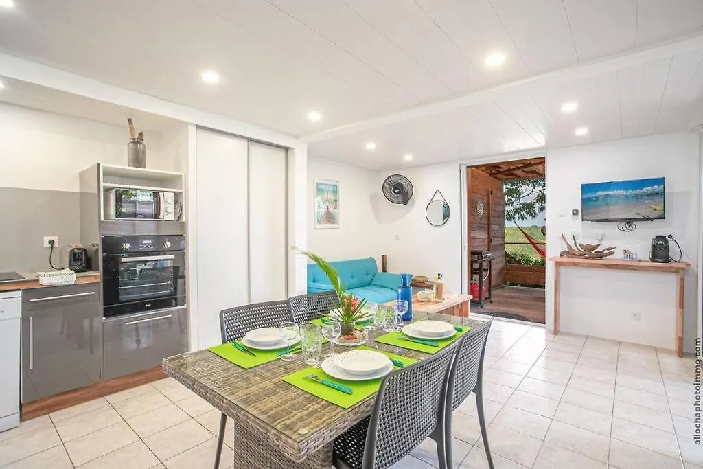 Villa Canopee Apt3 - Classe 4* - Vue Mer Spa Prive Les Trois-Îlets Martinique
